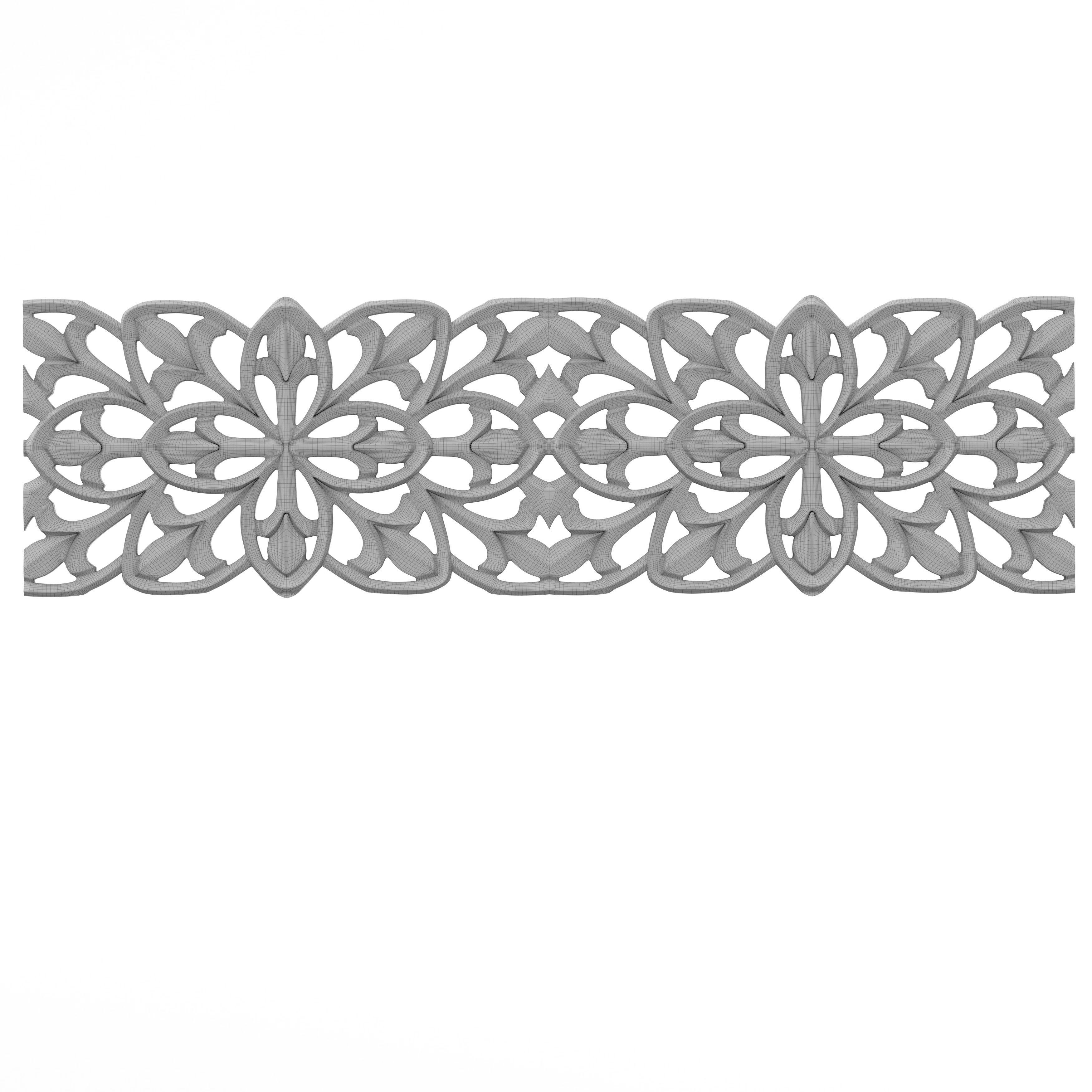 Carved decor 5 3D model_4