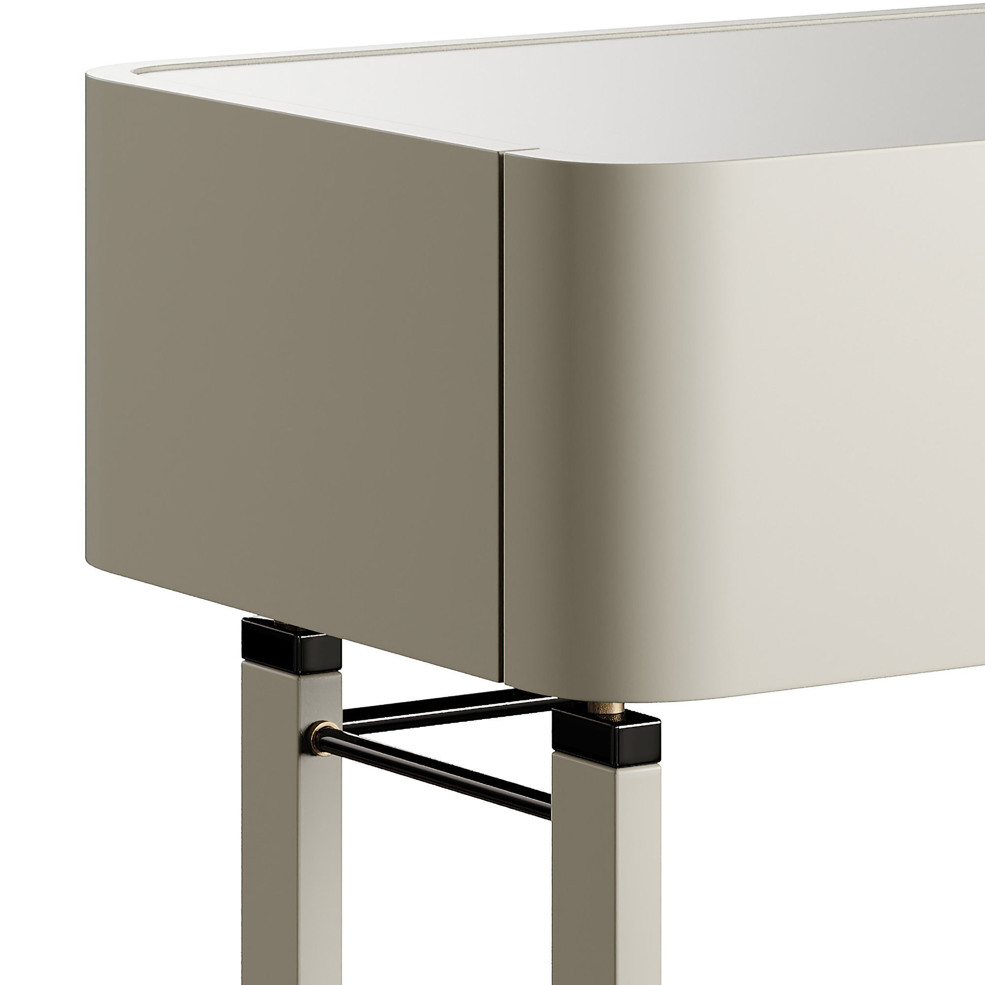 Mezzo Collection WILLIAMS Nightstand Table 3D model_2