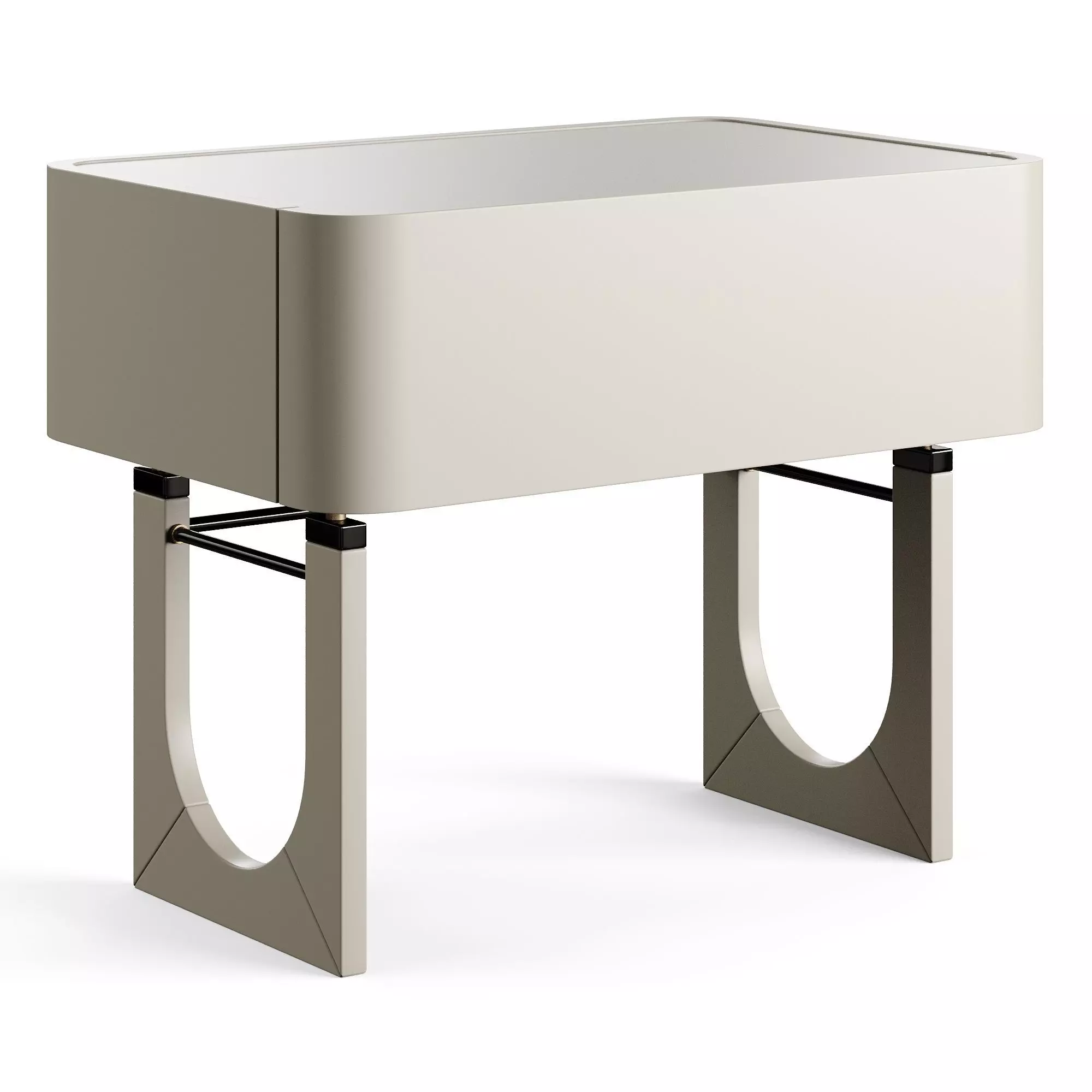 Mezzo Collection WILLIAMS Nightstand Table 3D model_0