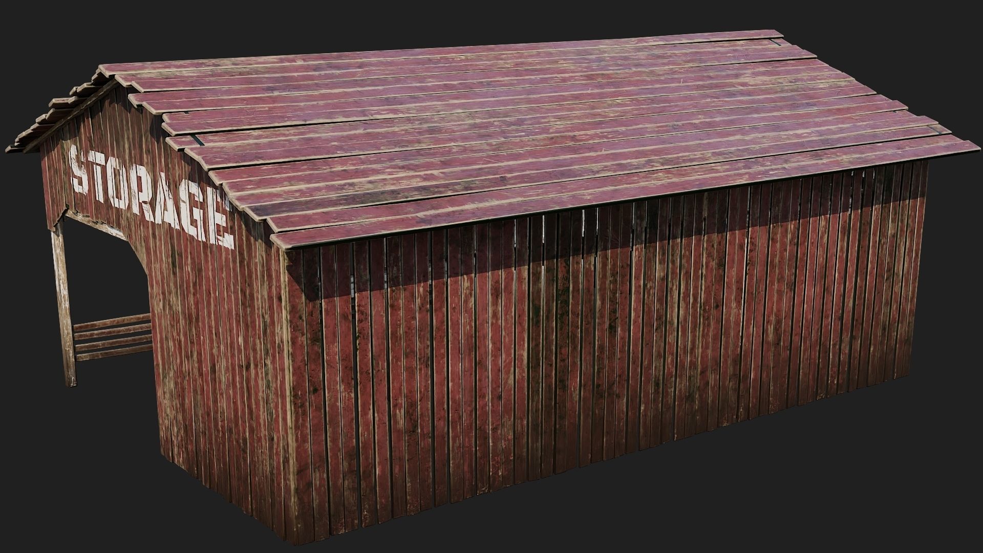 01-02-03-04 - Farm Buildings 4K PBR GameReady Low-poly 3D model_12