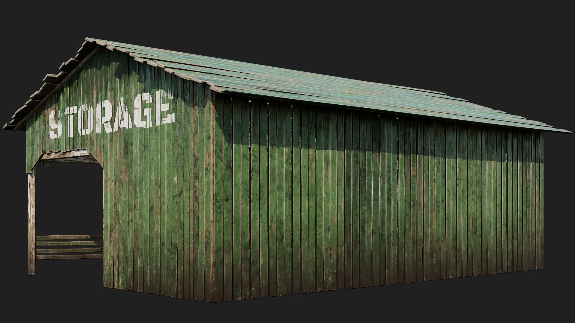 01-02-03-04 - Farm Buildings 4K PBR GameReady Low-poly 3D model_15