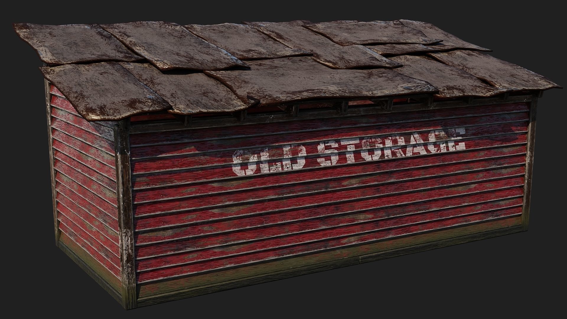 01-02-03-04 - Farm Buildings 4K PBR GameReady Low-poly 3D model_39