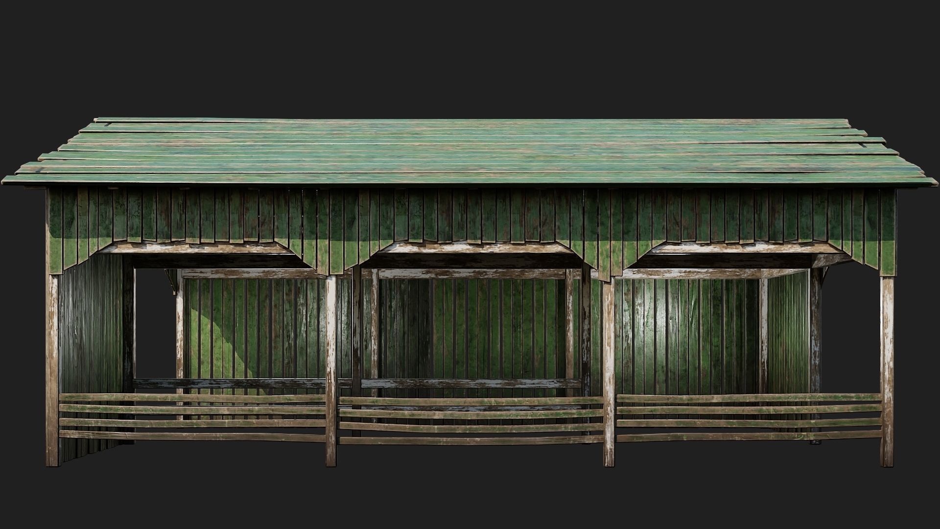 01-02-03-04 - Farm Buildings 4K PBR GameReady Low-poly 3D model_18