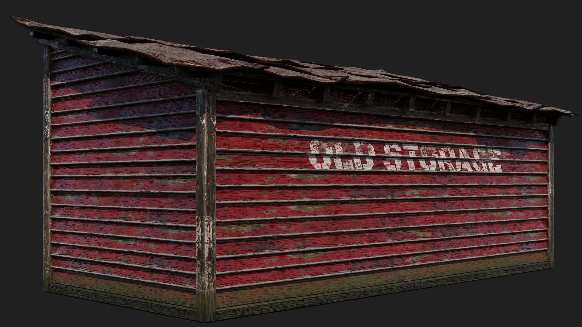 01-02-03-04 - Farm Buildings 4K PBR GameReady Low-poly 3D model_33