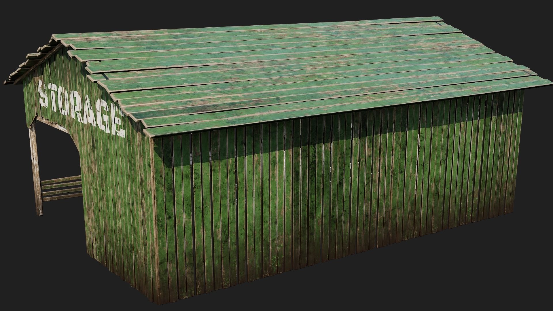01-02-03-04 - Farm Buildings 4K PBR GameReady Low-poly 3D model_21