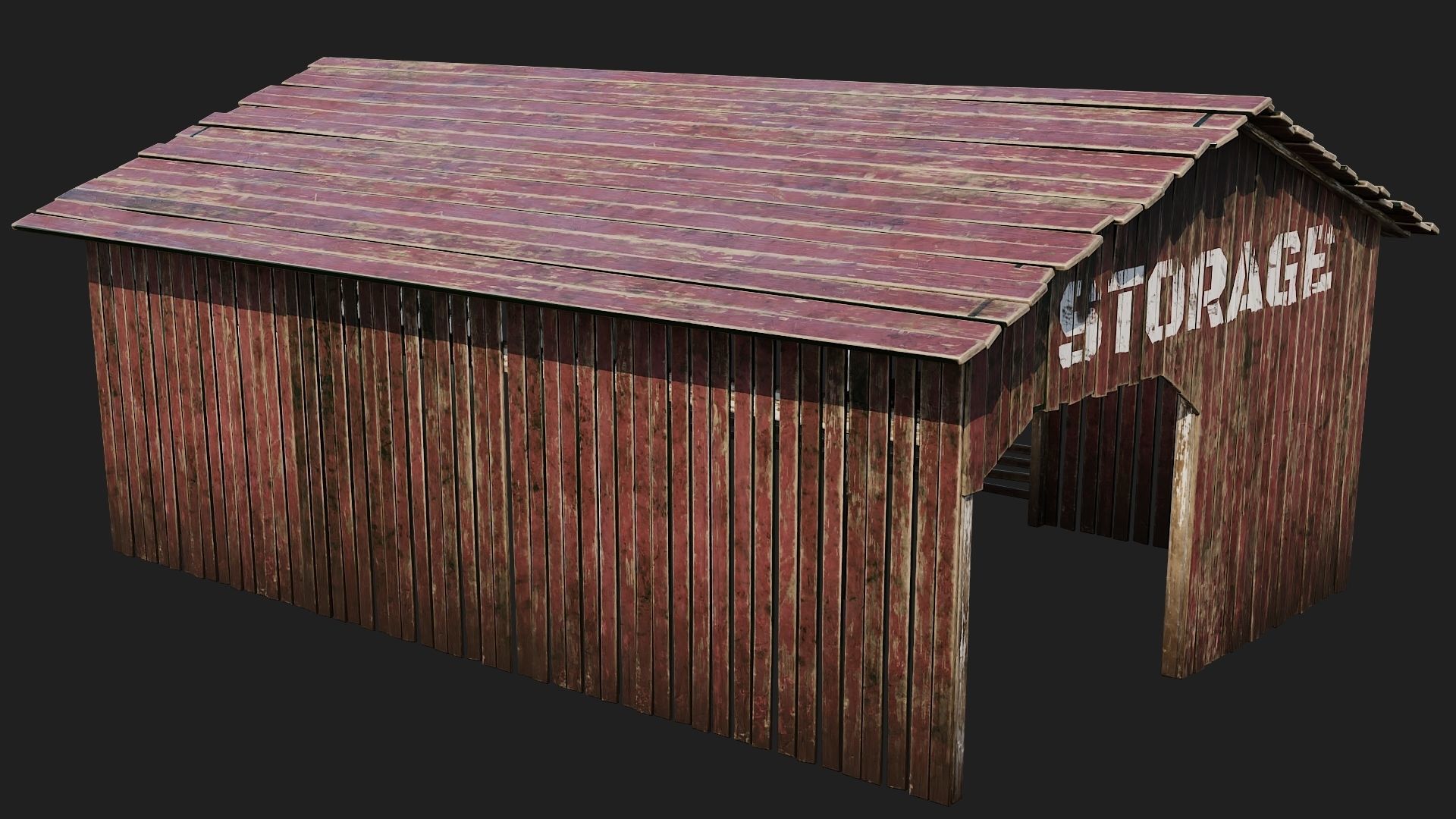 01-02-03-04 - Farm Buildings 4K PBR GameReady Low-poly 3D model_13