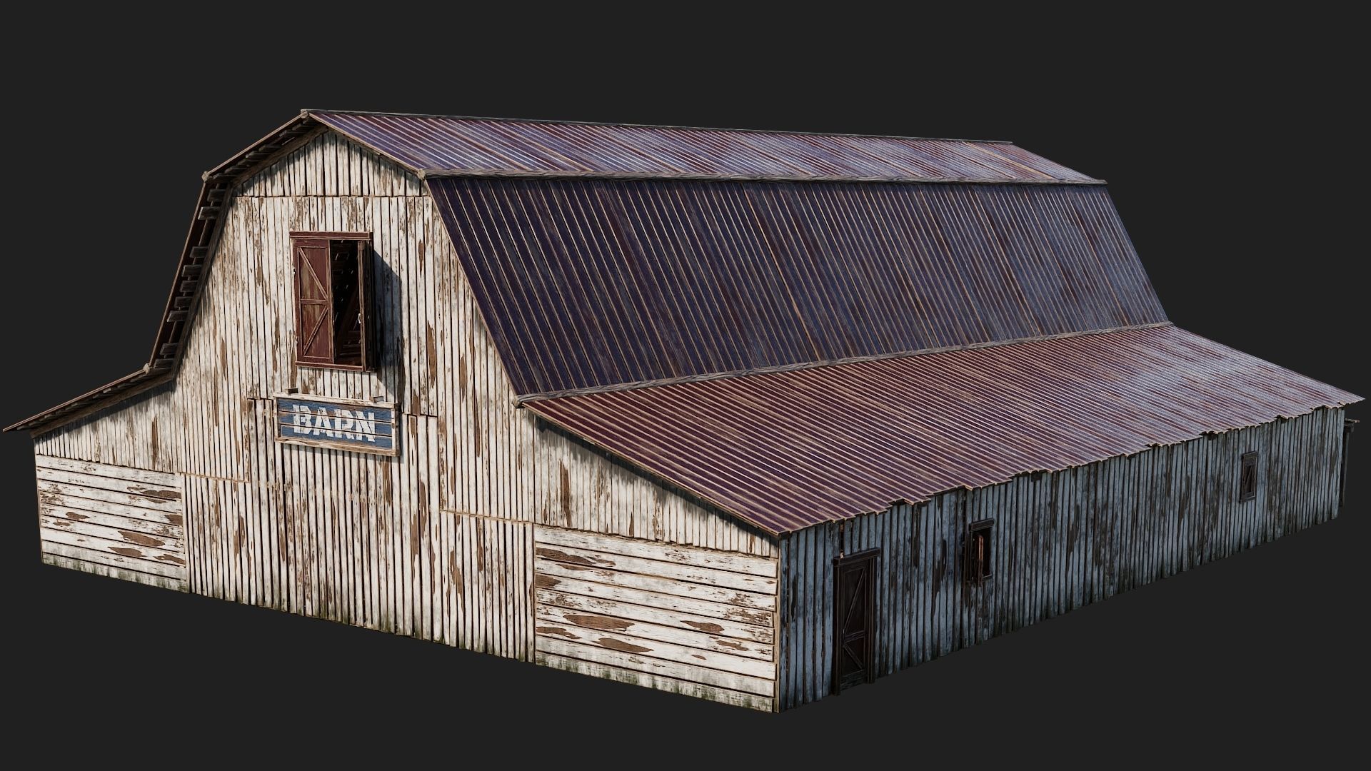 05-06-07-08 - Farm Buildings 4K PBR GameReady Low-poly 3D model_22