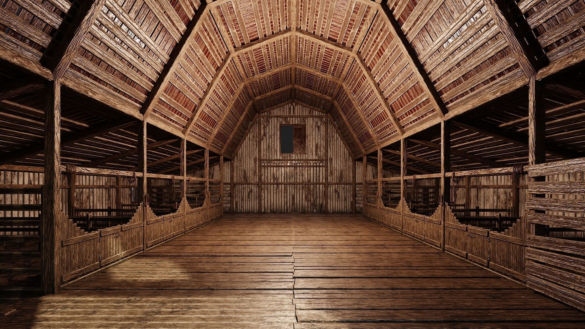 05-06-07-08 - Farm Buildings 4K PBR GameReady Low-poly 3D model_19