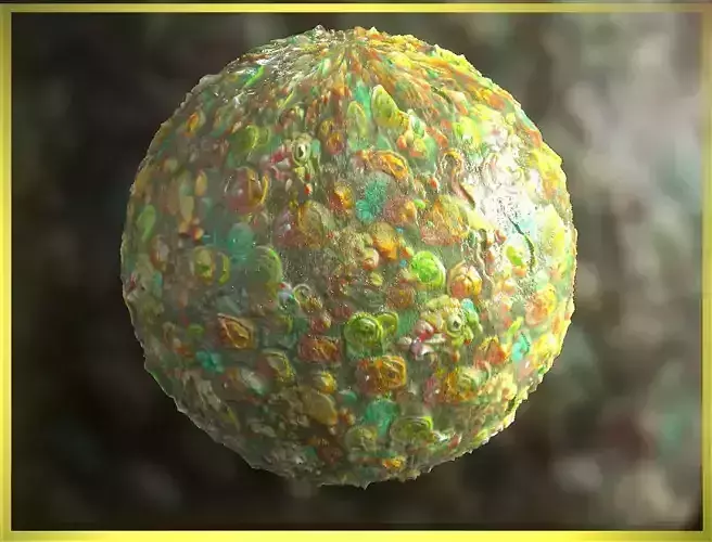 PBR Skin Creature Alien Seamless Material SBSAR 4k Texture 66