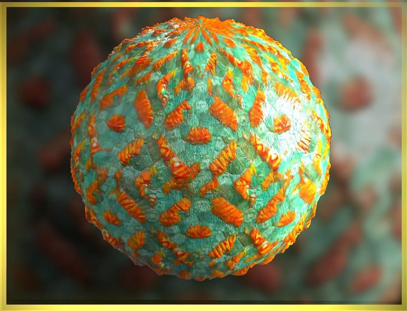 PBR Skin Creature Alien Seamless Material SBSAR 4k Texture 65 Texture