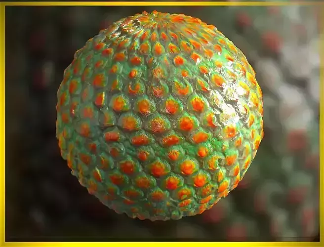 PBR Skin Creature Alien Seamless Material SBSAR 4k Texture 64