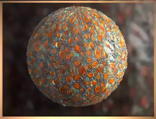 PBR Skin Creature Alien Seamless Material SBSAR 4k Texture 58