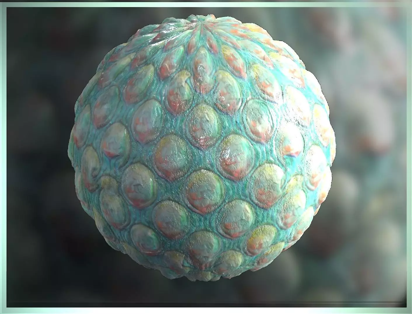 PBR Skin Creature Alien Seamless Material SBSAR 4k Texture 56 Texture_0