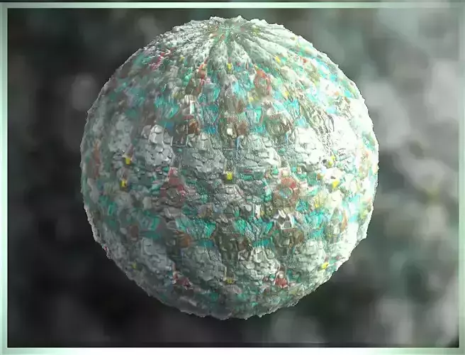 PBR Skin Creature Alien Seamless Material SBSAR 4k Texture 54