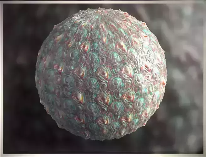 PBR Skin Creature Alien Seamless Material SBSAR 4k Texture 49