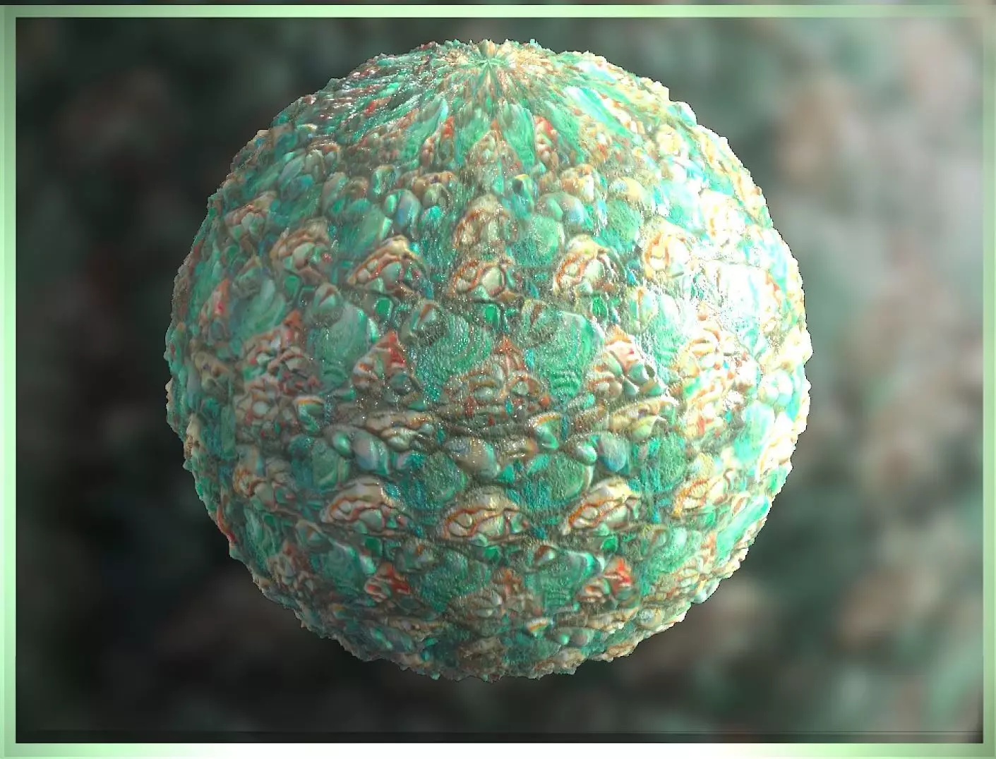 PBR Skin Creature Alien Seamless Material SBSAR 4k Texture 42 Texture_0