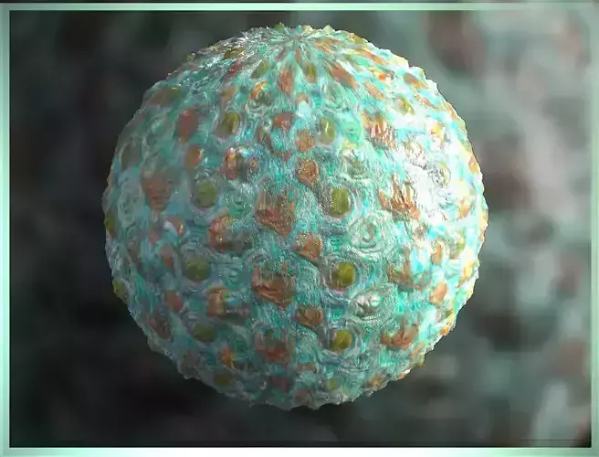 PBR Skin Creature Alien Seamless Material SBSAR 4k Texture 41