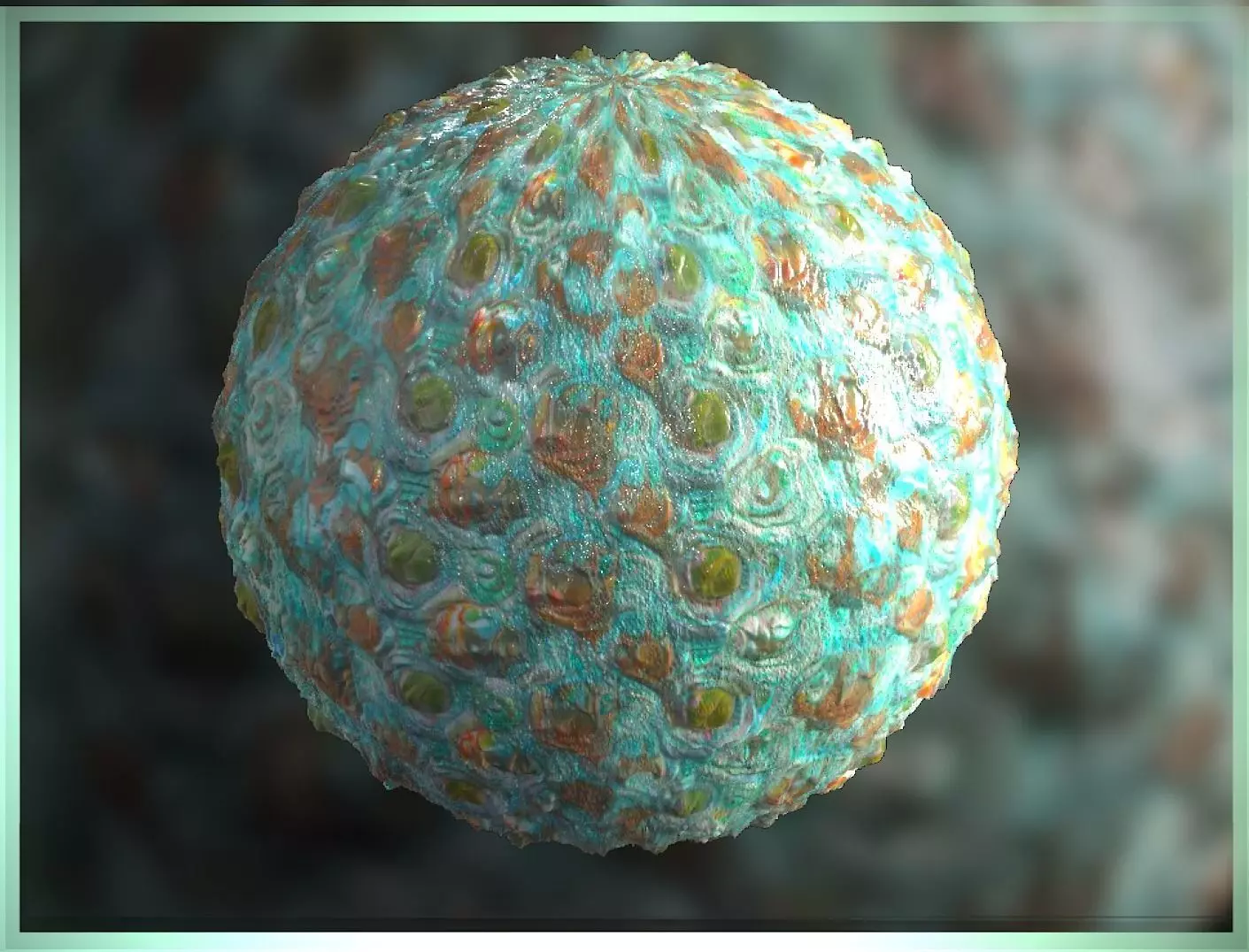 PBR Skin Creature Alien Seamless Material SBSAR 4k Texture 41 Texture_0