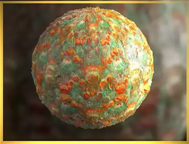 PBR Skin Creature Alien Seamless Material SBSAR 4k Texture 40