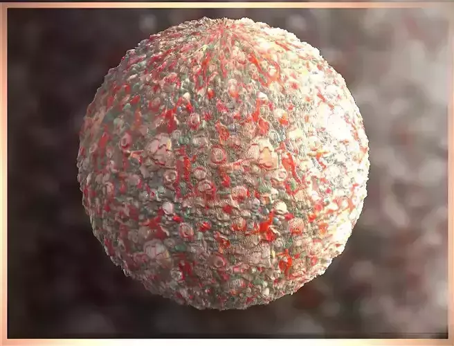 PBR Skin Creature Alien Seamless Material SBSAR 4k Texture 36