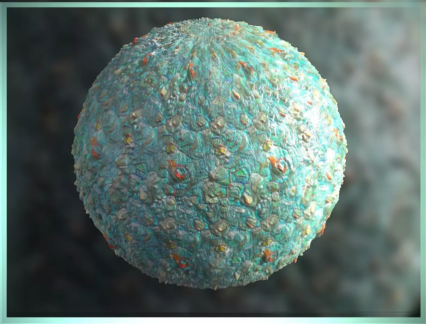 PBR Skin Creature Alien Seamless Material SBSAR 4k Texture 35 Texture