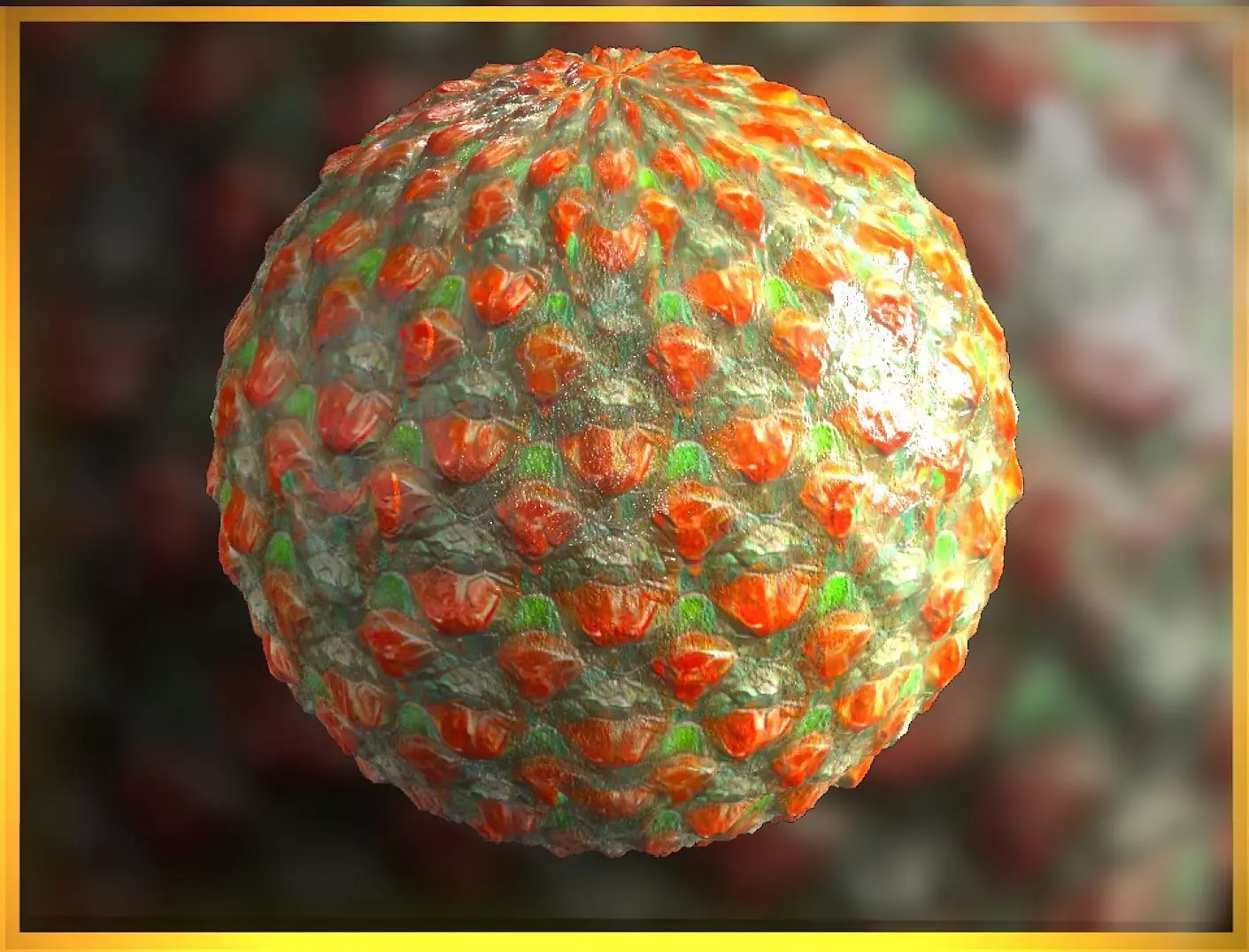 PBR Skin Creature Alien Seamless Material SBSAR 4k Texture 34 Texture_0