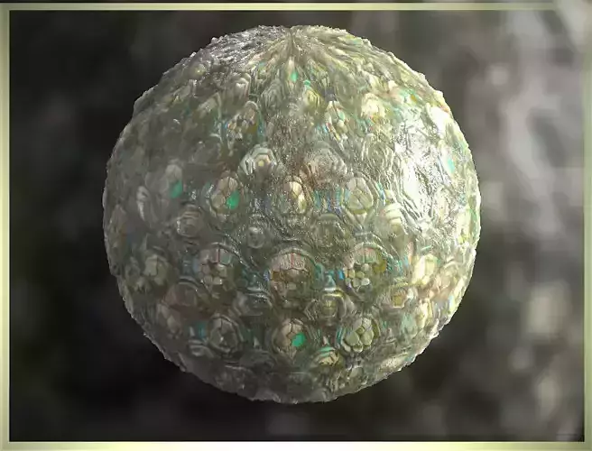 PBR Skin Creature Alien Seamless Material SBSAR 4k Texture 32