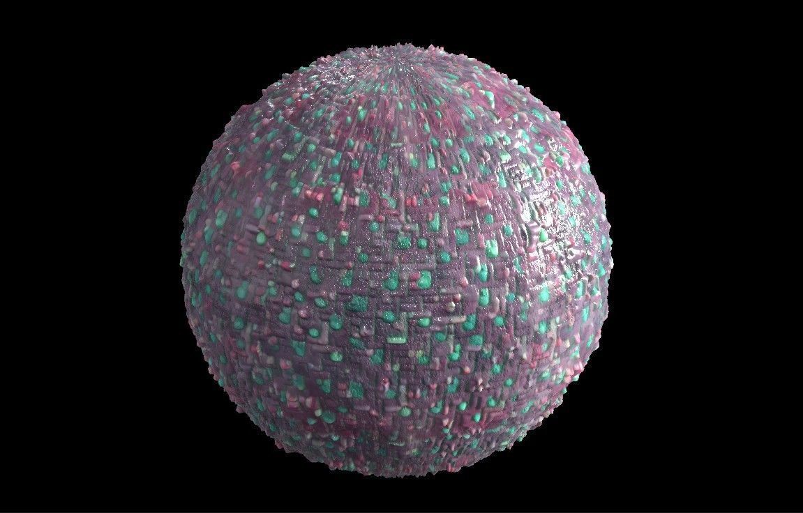 PBR Skin Creature Alien Seamless Material SBSAR 4k Texture 28 Texture_1