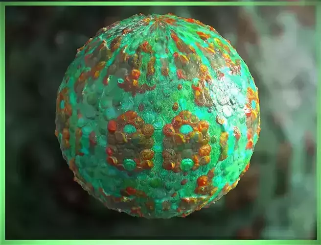 PBR Skin Creature Alien Seamless Material SBSAR 4k Texture 21