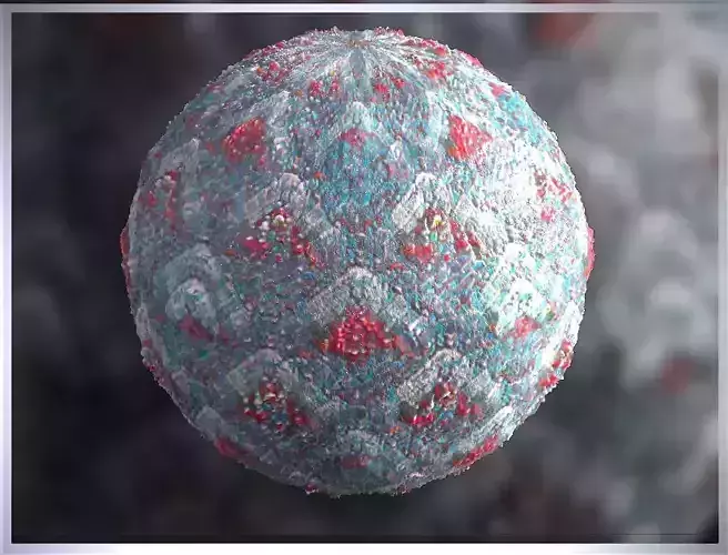 PBR Skin Creature Alien Seamless Material SBSAR 4k Texture 17