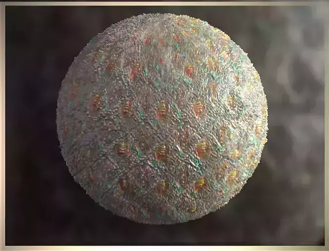 PBR Skin Creature Alien Seamless Material SBSAR 4k Texture 16