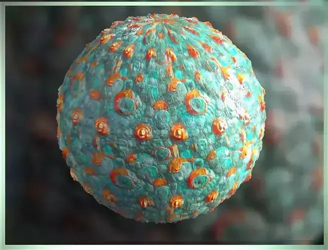 PBR Skin Creature Alien Seamless Material SBSAR 4k Texture 15