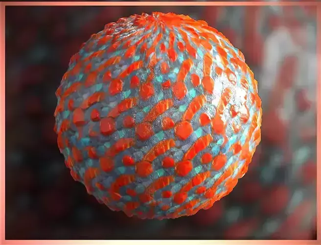 PBR Skin Creature Alien Seamless Material SBSAR 4k Texture 14