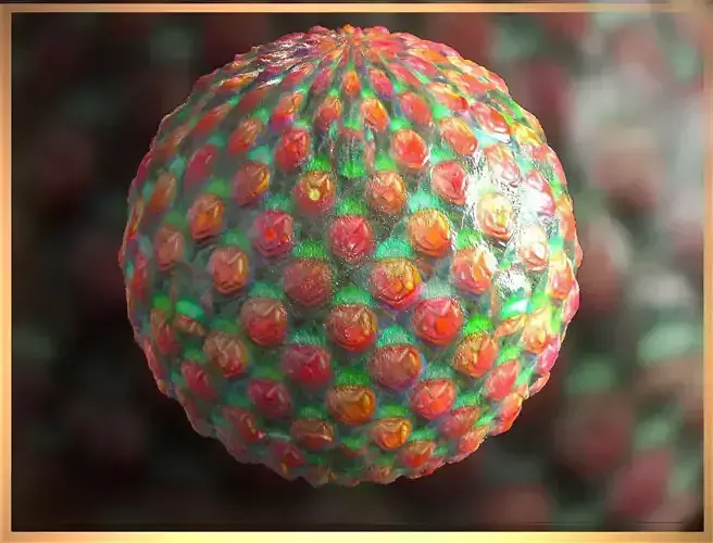 PBR Skin Creature Alien Seamless Material SBSAR 4k Texture 13