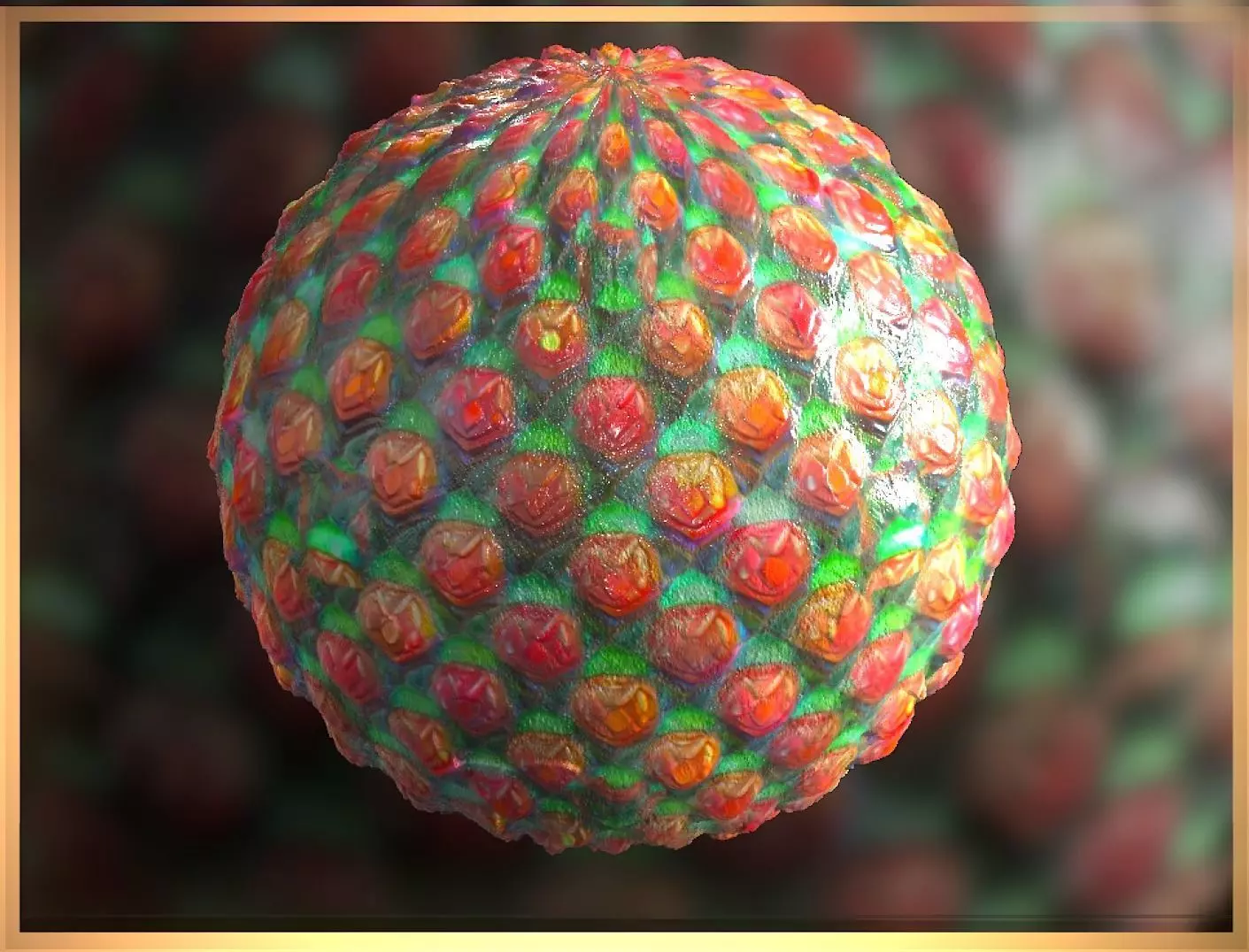 PBR Skin Creature Alien Seamless Material SBSAR 4k Texture 13 Texture_0