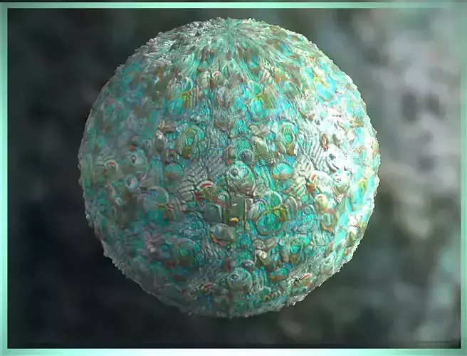 PBR Skin Creature Alien Seamless Material SBSAR 4k Texture 11