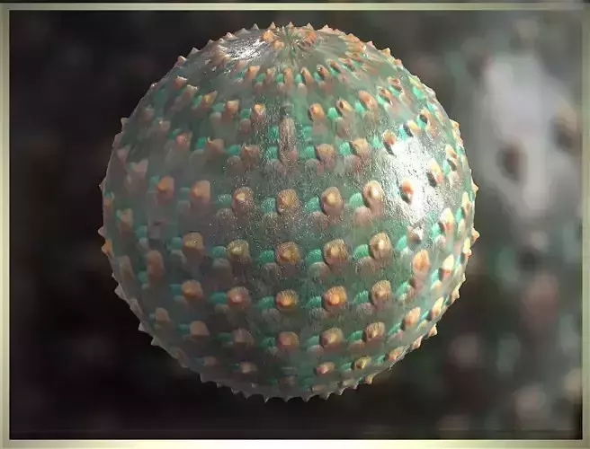 PBR Skin Creature Alien Seamless Material SBSAR 4k Texture 03