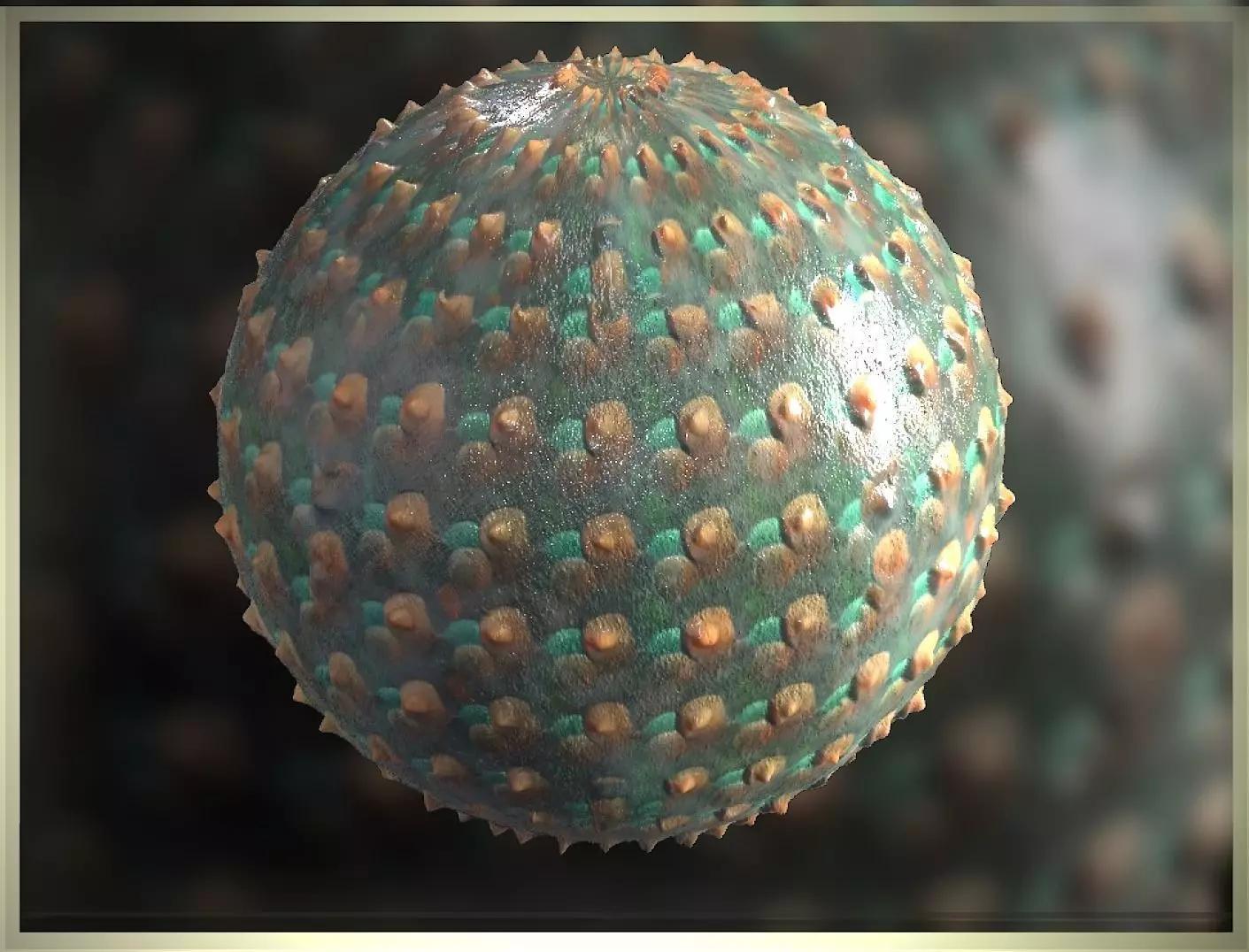 PBR Skin Creature Alien Seamless Material SBSAR 4k Texture 03 Texture_0