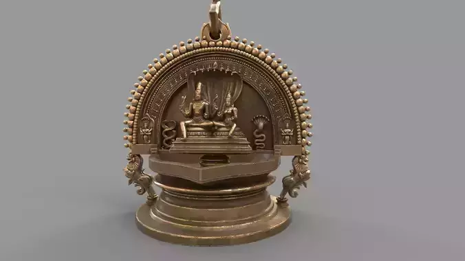 oil lamp god shiva parvati