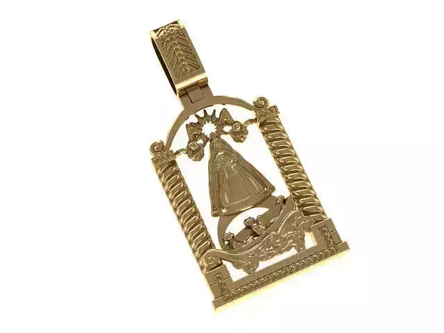 Virgen de la Caridad With Custom Bail