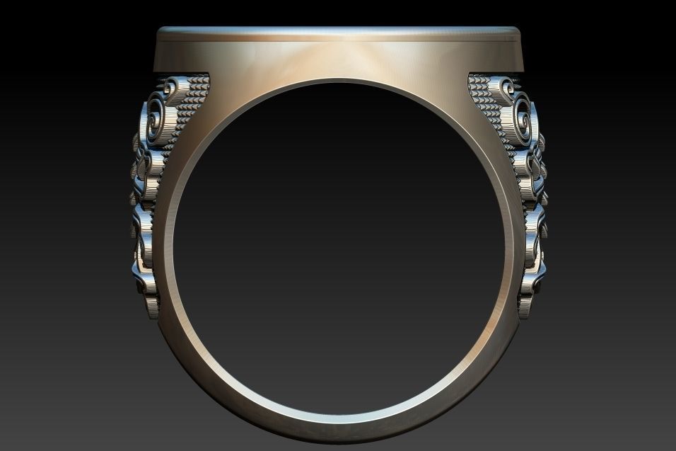 Saint Benedict Ring - Anel Sao Bento 3D print model_12