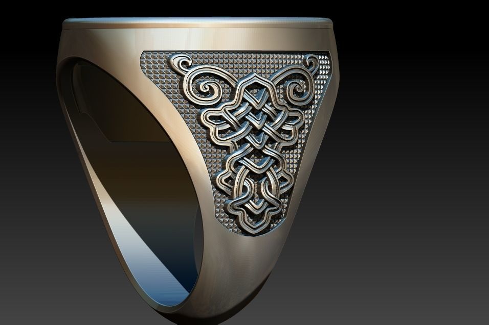 Saint Benedict Ring - Anel Sao Bento 3D print model_6