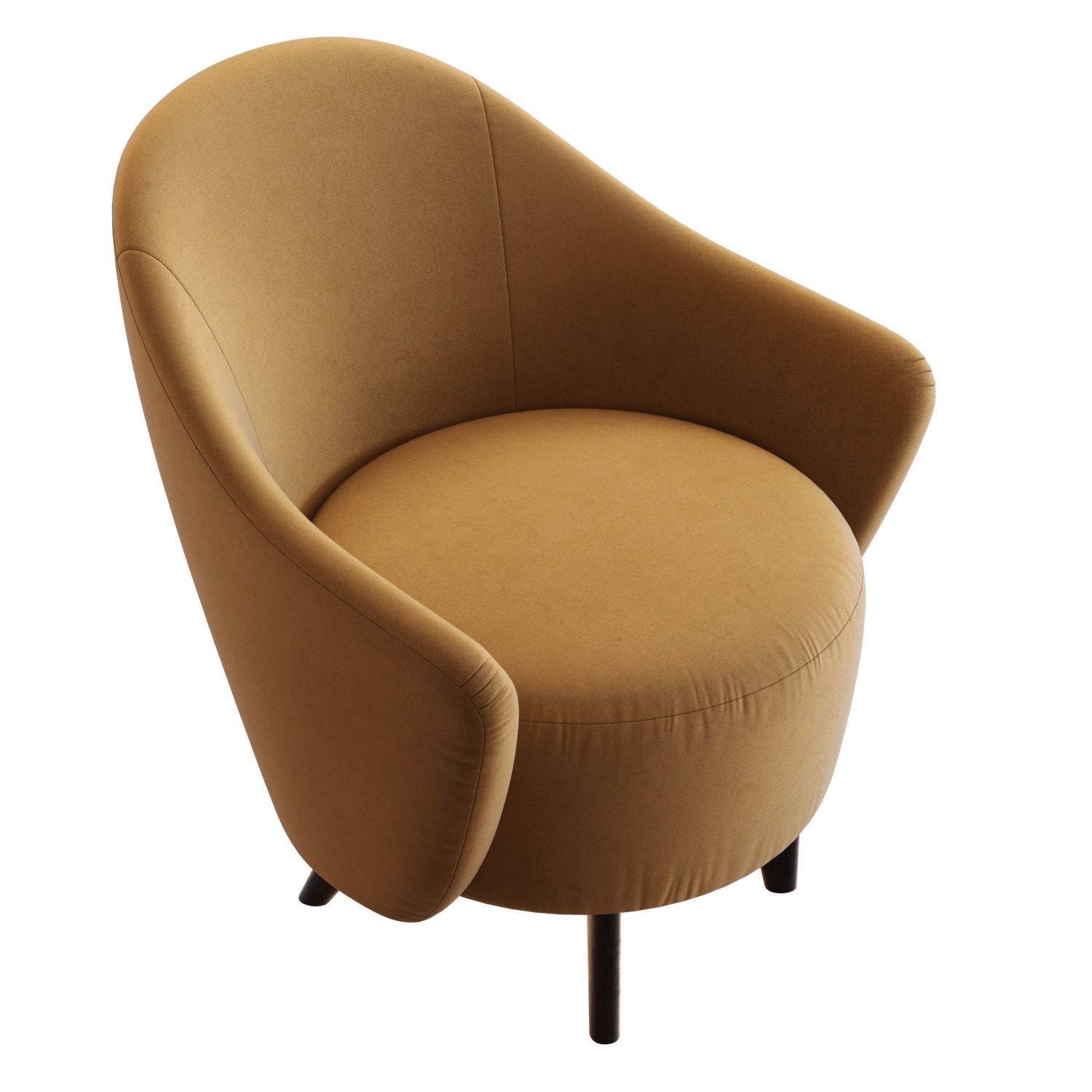 Crate and Barrel Sensorio Armchair 3D model_2
