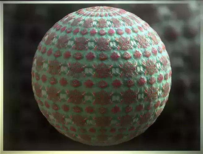 PBR Christmas Winter Cloth Fabric Material SBSAR 4k Texture 39