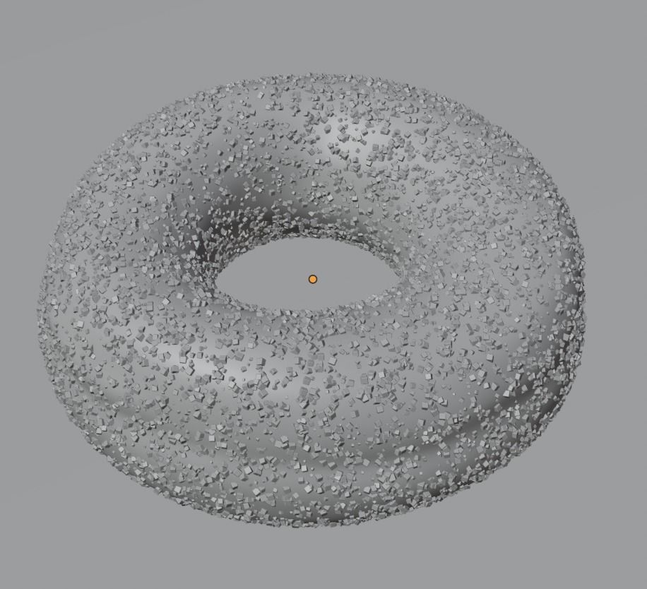 Sugar Donut  3D model_1