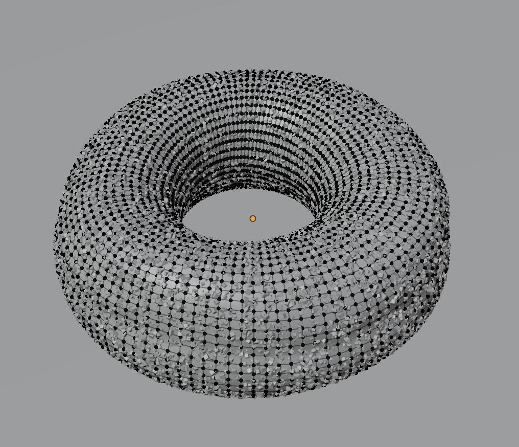 Sugar Donut  3D model_2