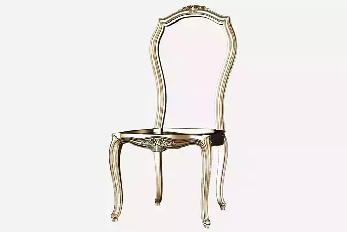 Chair 3d model for cnc 02