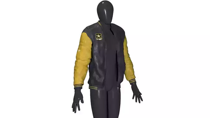 Military-Army Jacket 3D model