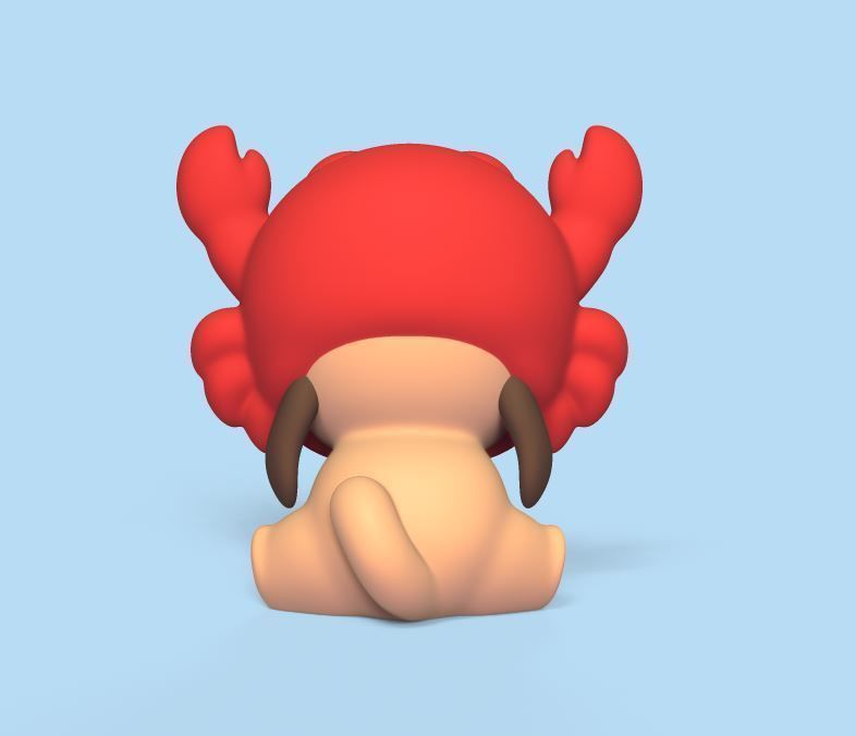 Dog Crab Hat 3D print model_3