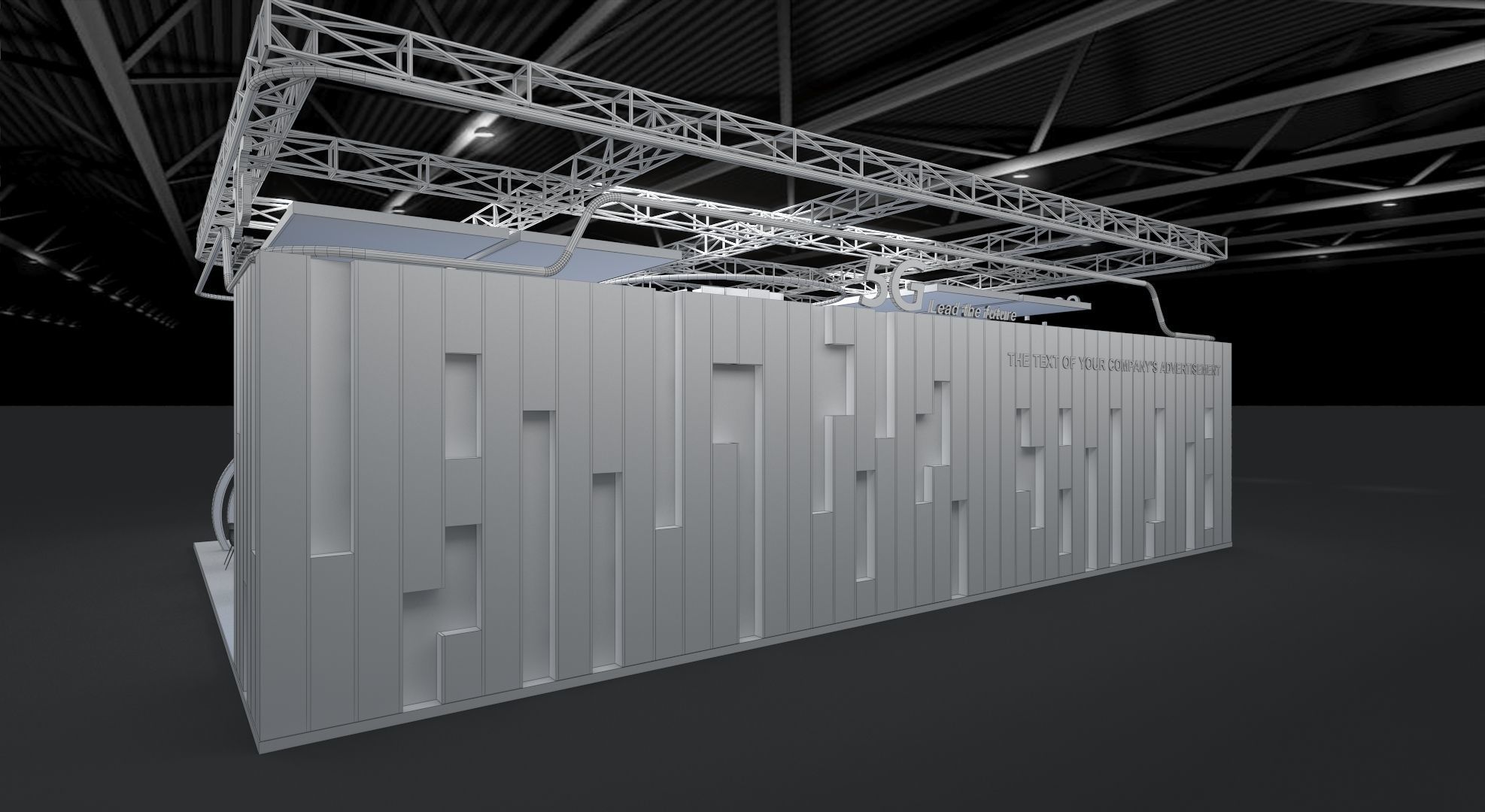 exhibition stand 20x15 model 3D model_15